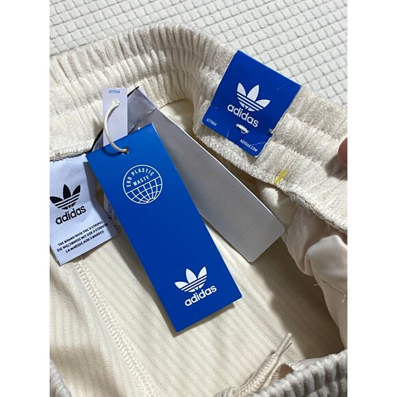 NWT MENS Large ADIDAS ORIGINALS IM4434 WONDER WHITE PANTS MSRP $90 - Picture 6 of 12